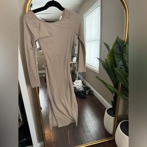 Long body con dress